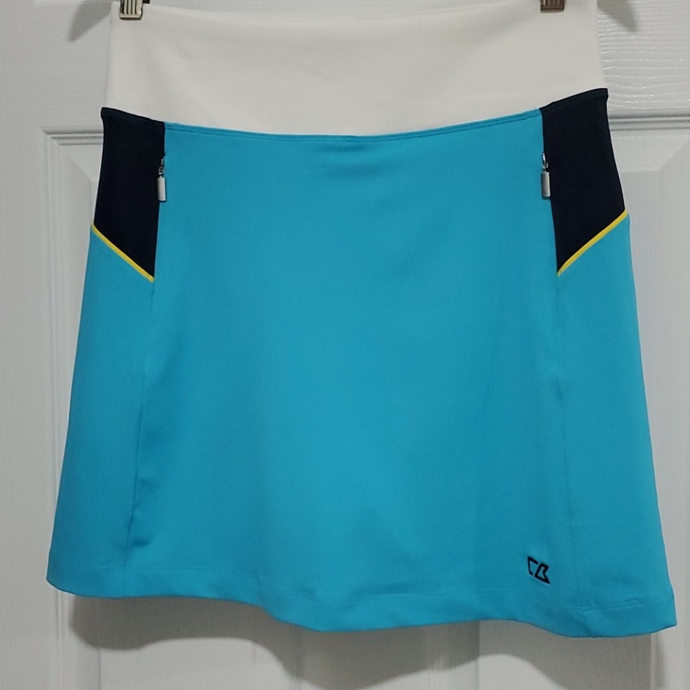 Like New CUTTER & BUCK MAIA COLORBLOCK GOLF SKORT XS